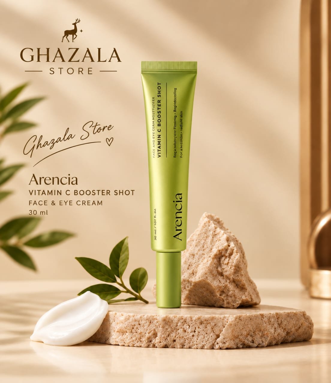 Arencia Vitamin C Booster Shot Face & Eye Cream – 30ml